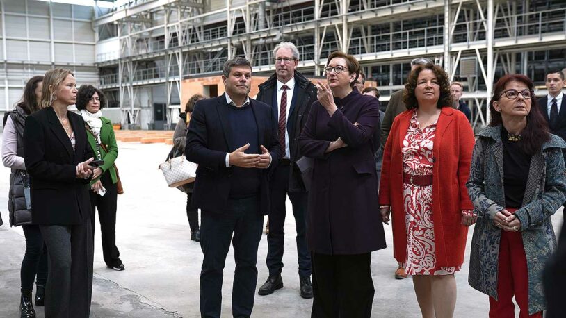 Klara Geywitz (SPD) zu Besuch bei Leipfinger-Bader in Pfeffenhausen